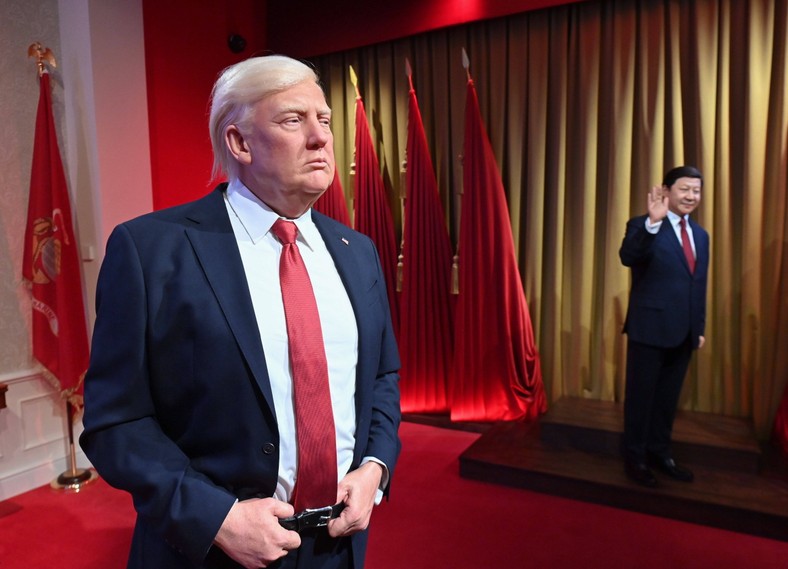 Wax figure of Donald Trump at the Madame Tussauds Museum in Budapest. Illustrative photo