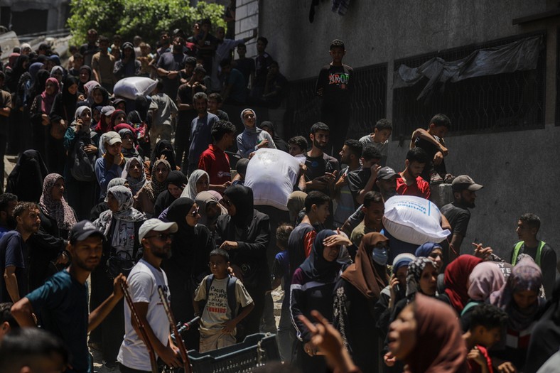 Humanitarian aid for Palestinians. Gaza, June 26, 2025