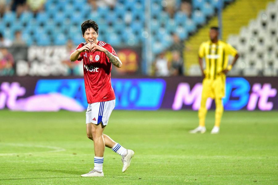 Kazu, photo: Cristi Preda The footballer noted by Panduru in Steel-Dinamo 2-1:
