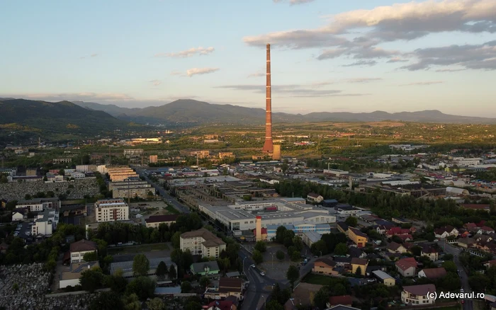 The chimney in Baia Mare. Photo: Daniel Guță. TRUTH