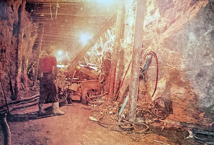 Mine in Maramureș in the 80s. Photos: Sandu Mendrea, Album Maramureș, Sport Publishing House - Tourism, 1