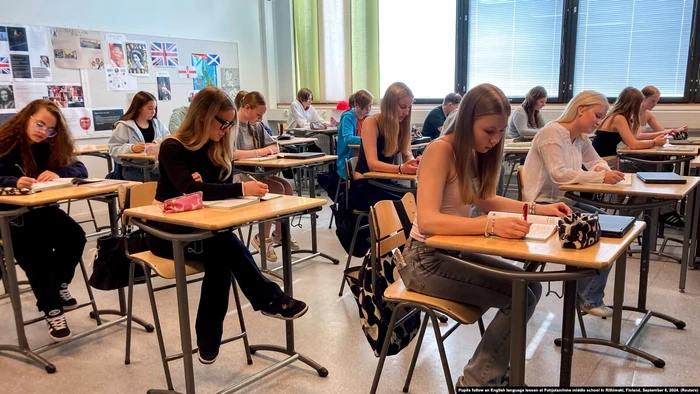 Students in Finland photo learningnglish.voanews.com