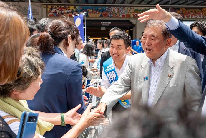 Shigeru Ishiba's coalition failed in elections. Facebook photo