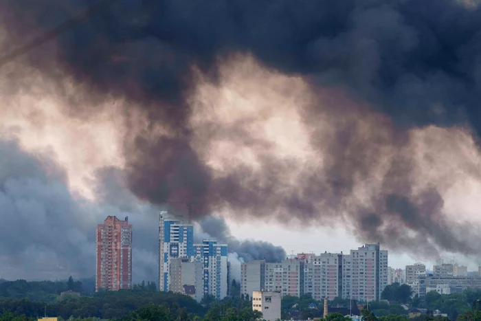 Kyiv drone and rocket attack. Profimedia photo