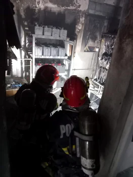Fire at the Maternity Cuza Voda Iași Photo: Ministry of Health
