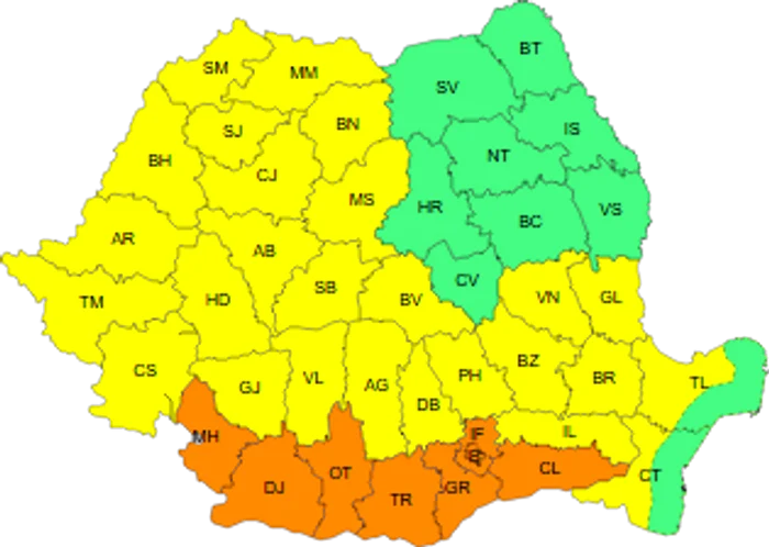 Counties emptied by ANM warnings: Photo ANM
