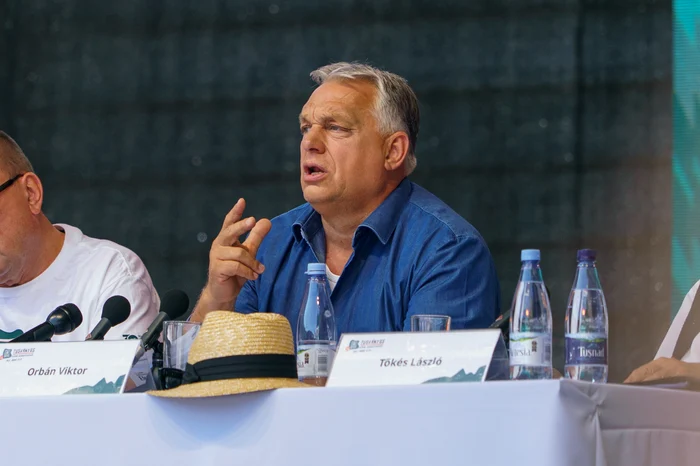Viktor Orban praised Ilie Bolojan. Photo inquam Photos / Tudor Pană