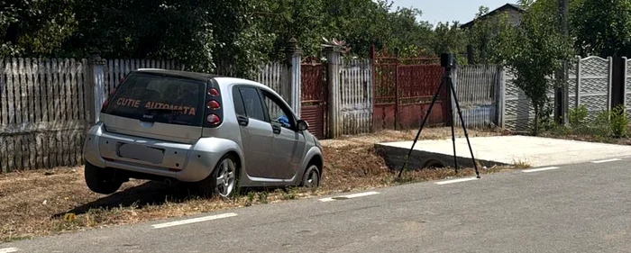 Car involved in road accident