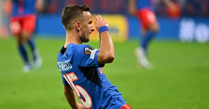 Marius Ștefănescu greeted him on the way on the red-blue and went to U Cluj. Photo Facebook FCSB