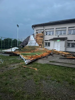 Effects of storm in Botosani photo ISU