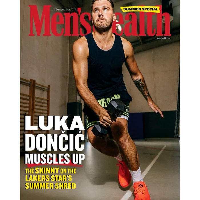 Luka Doncic, on the front page
