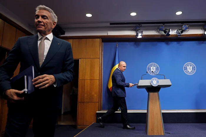 Dragoș Anastasiu and Ilie Bolojan Photo: Inquam Photos/Mălina Norocea