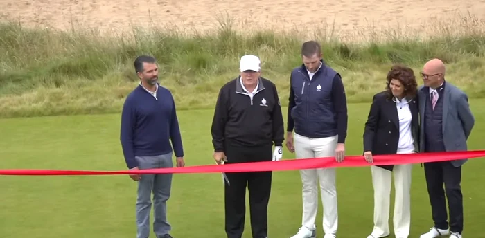 Donald Trump Land Golf Scotland Capture PNG video