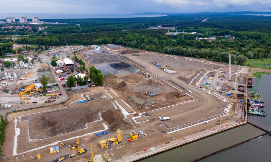 The environmental decision was suspended for the container terminal in Świnoujście