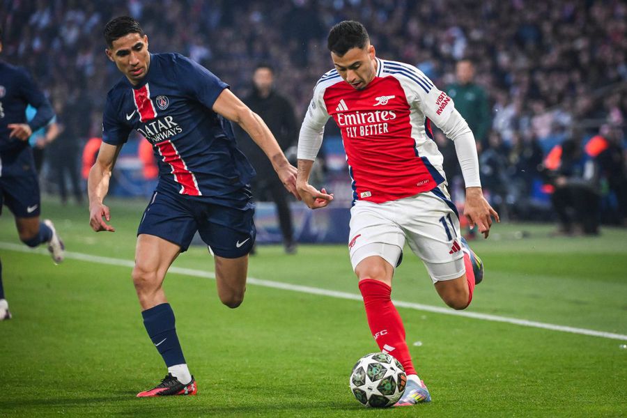 Gabriel Martinelli (right), in a duel with Achraf Hakimi at the semifinal League of Champions between Arsenal and PSG / Photo: Imago Cristiano Ronaldo helps Real Madrid to get rid of Rodrygo »Moving surprise to the Brazilian