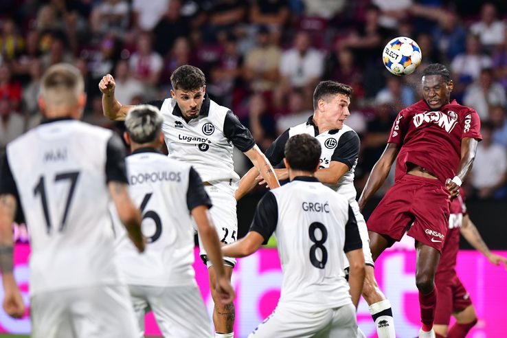 CFR Cluj - Lugano, in the second preliminary round of the Europa League. Photo: Cristi Preda
