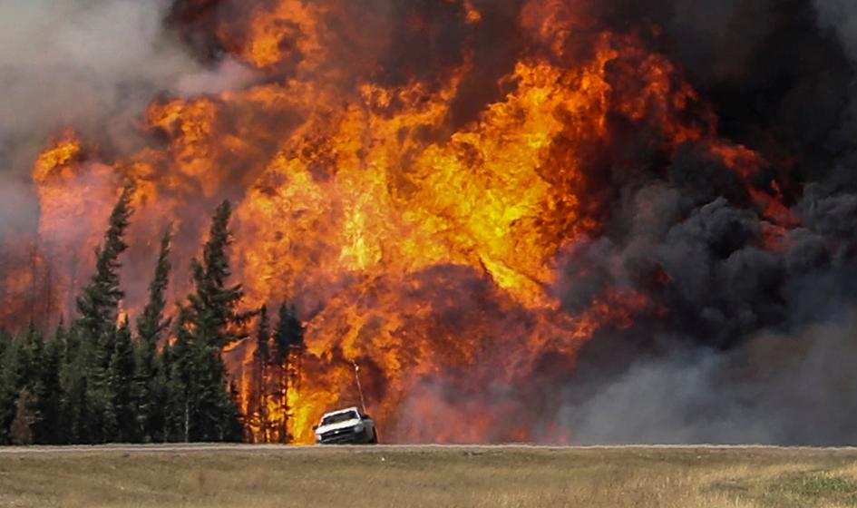 Canada with the worst air in the world. The reason for forest fires