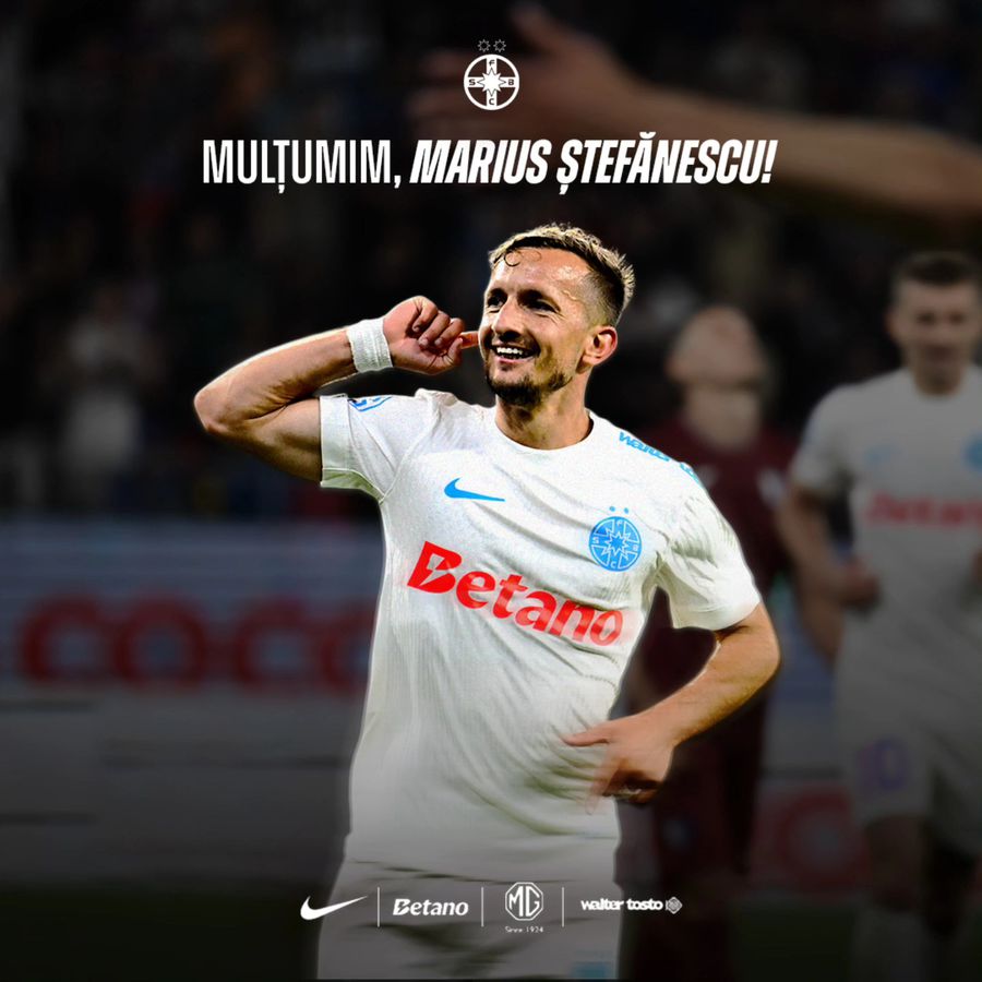 Marius Ștefănescu, presented to the new team as a supervade: 