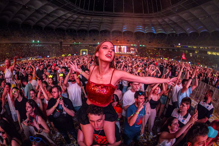 Neversea Kapital on the National Arena in Bucharest (July 2025). Photo: Untold Universe