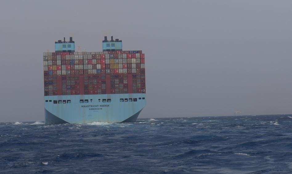 A commercial ship fired at the Red Sea. "This is the first serious attack in months"