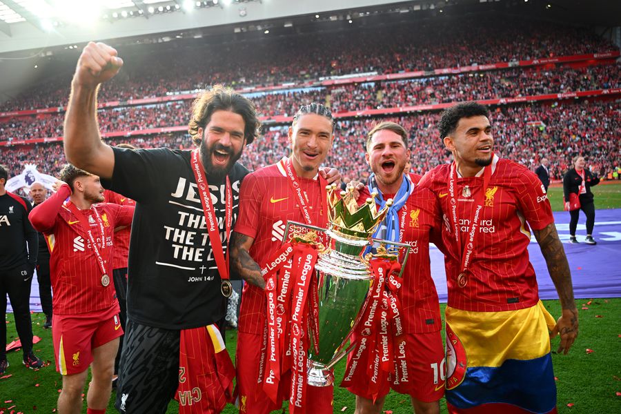 Luis Diaz (right), celebrating the triumph with Liverpool in the Premier League (season 2024/2025) // Photo: Getty Images Overthrow in the situation at Bayern »Liverpool's player became the priority of the Bavarian!