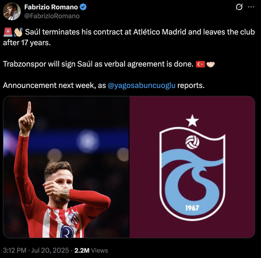An era ends at Atletico Madrid »leaves after 17 years