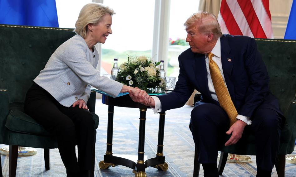 15 percent and 0 percent Trump and Leyen announce the EU and USA trade agreement