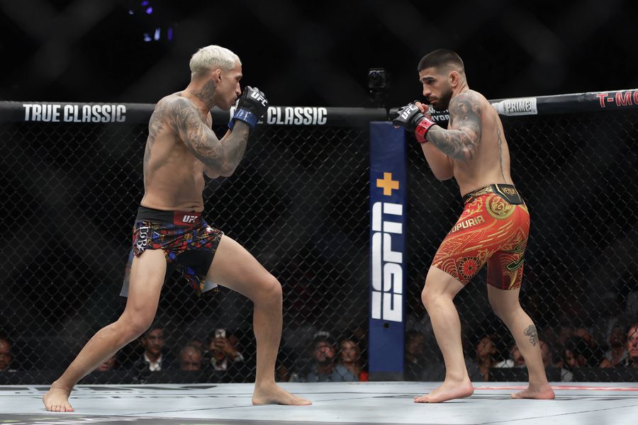Ilia Topuria vs. Charles Oliveira/Photo: Imago Images Top 5 best UFC knows in the first half of 2025