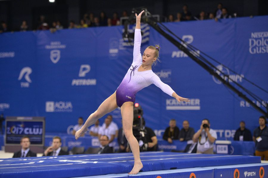 Angelina Melnikova, at the European Championships in Cluj (2017)/Photo: Imago Images Russia's world, world and European champion chose between gymnastics and candida at parliamentary elections
