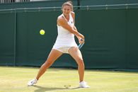 Irina Begu - Kaja Juvan, in round 1 at Wimbledon