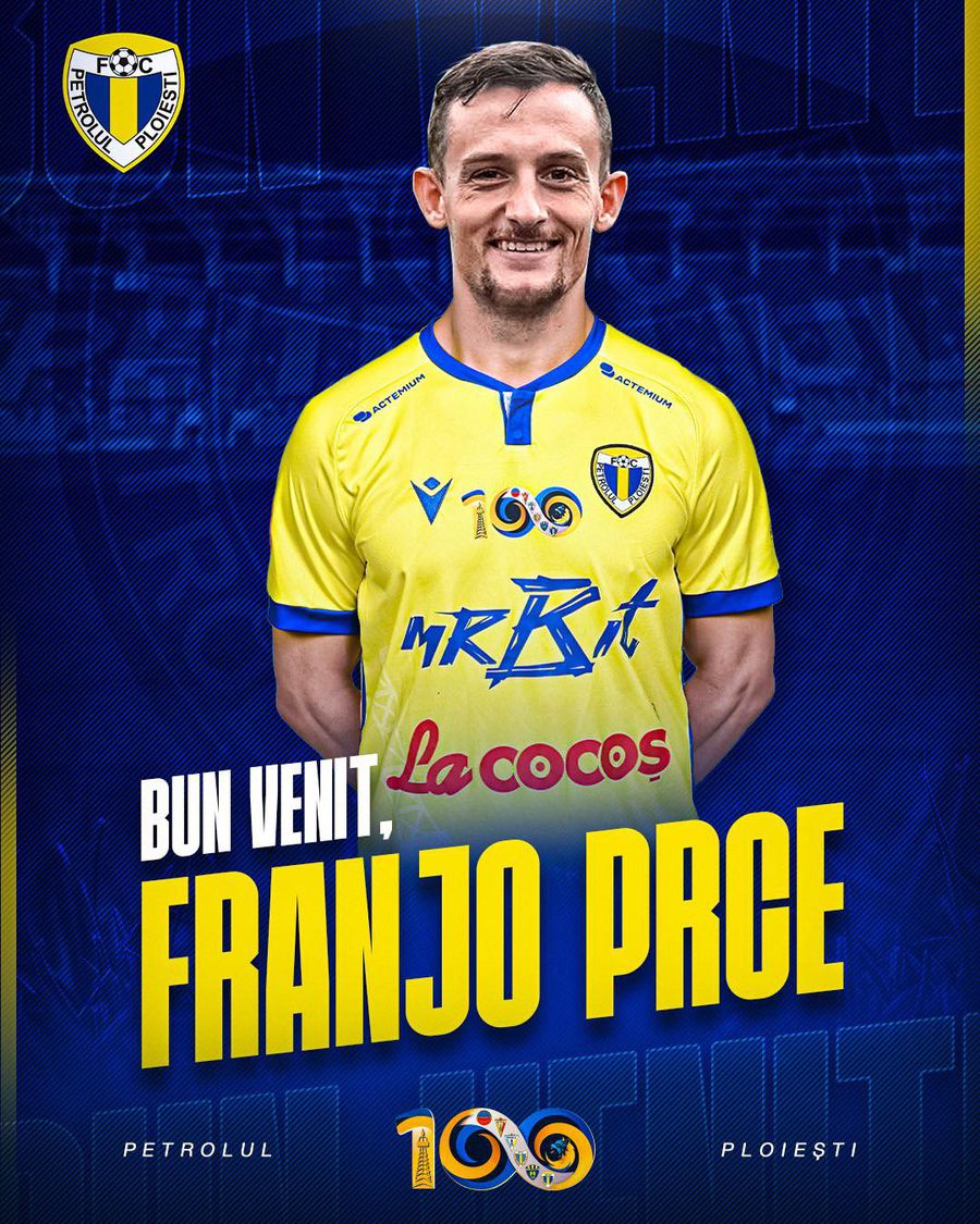 FRANJO PRRCE was officially presented at Petroleum Superliga team officially presented on Lazio's former player