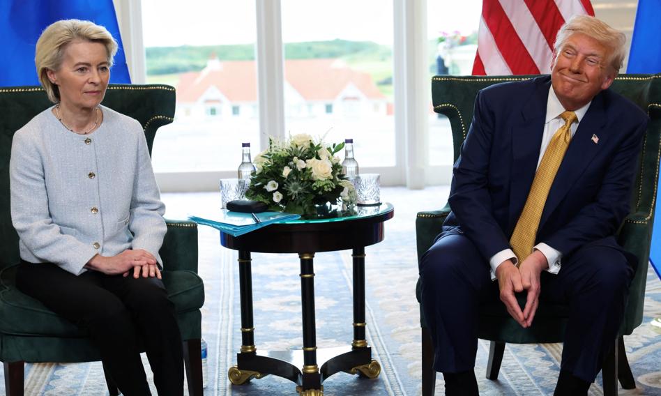 Trump: There is no question of going below 15 percent. Von der leyen: It's about restoring balance