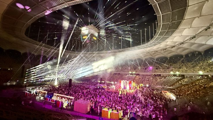 Neversea Kapital on the National Arena in Bucharest (July 4, 2025). Photo: gsp.ro.