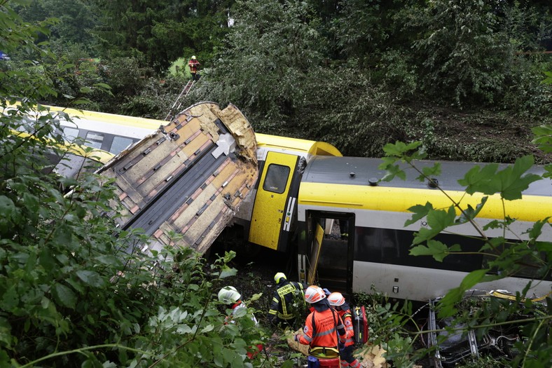 Railway disaster in Germany