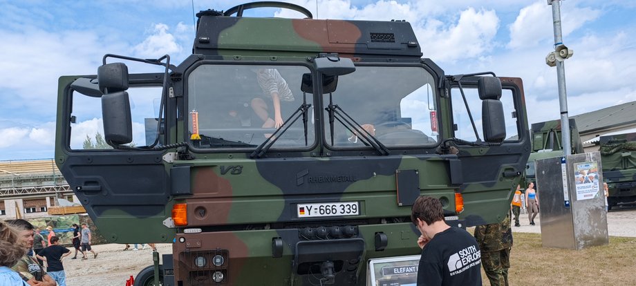 Military equipment show