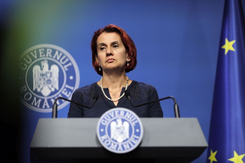 Ioana Dogioiu, government spokesman / Inquam Photos / Mălina Norocea