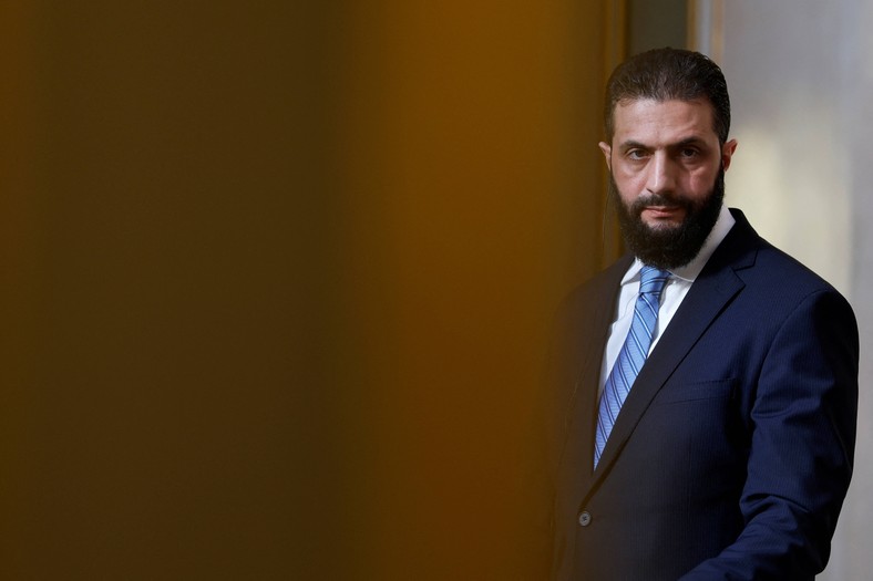 The duties of the President of Syria Ahmed Ash-Szar during the official visit to the President of France, Paris, May 7, 2025.