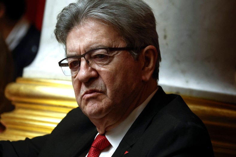 Jean-Luc Melenchon in the National Assembly, Paris, France, December 4, 2024.