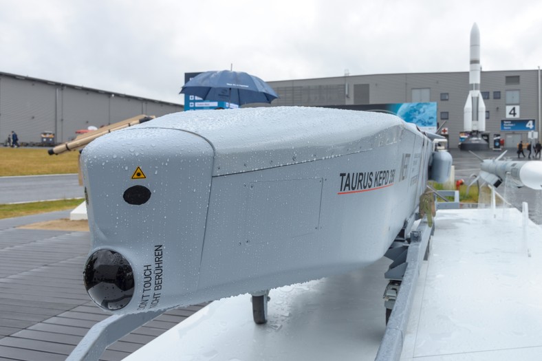 Taurus Kepd 350 maneuvering shell at the ILA Berlin Air Show 2016 exhibition, Germany, June 1, 2016