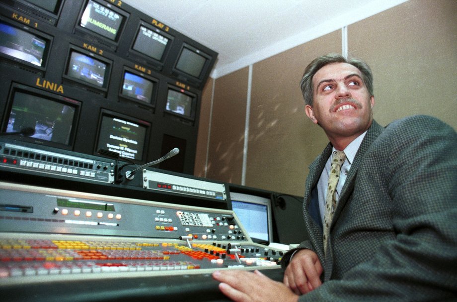 Zygmunt Solorz, director of Telewizja Polsat, 1998 