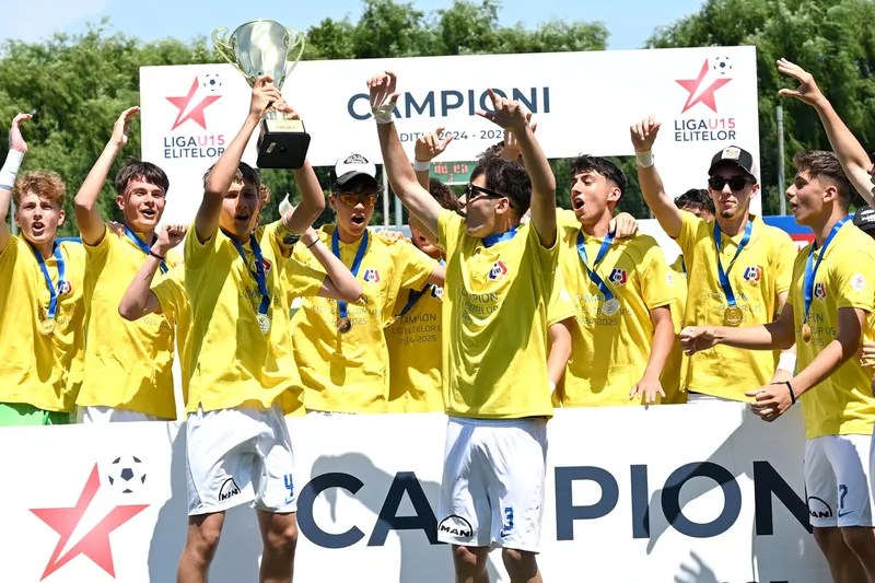 Season 2024-2025 was a successful one for Hagi's kids: All teams finished on the podium