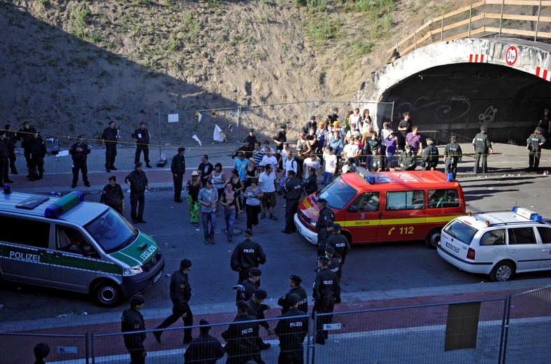 The tragedy took place in this tunnel