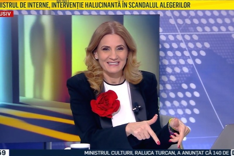 Anca Alexandrescu. Photo: Capture Realitatea TV