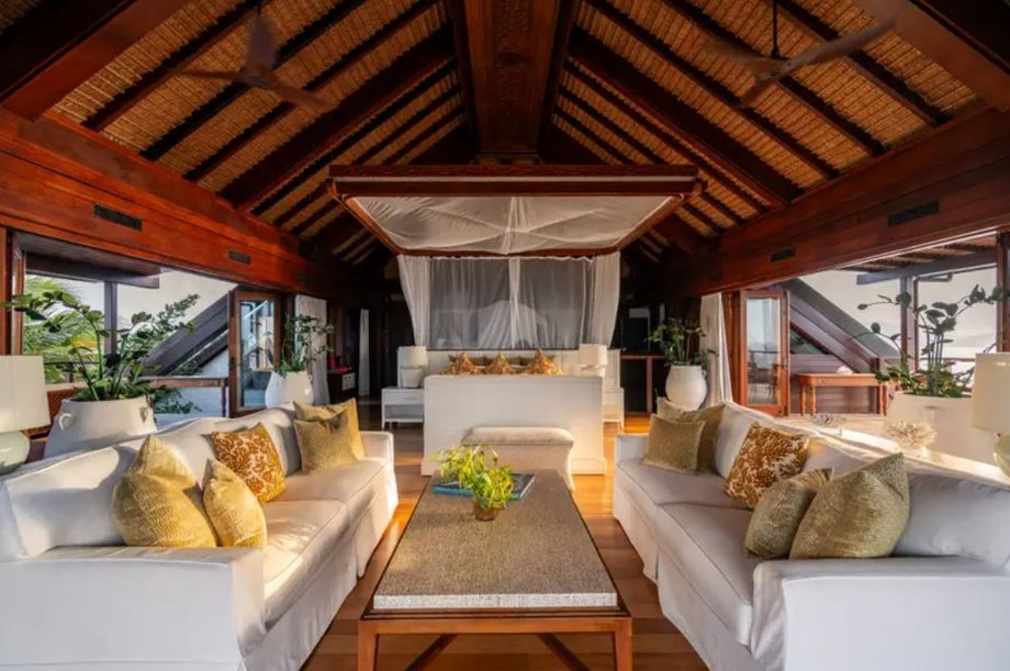 Main Apartment at the Great House on the island of Necker