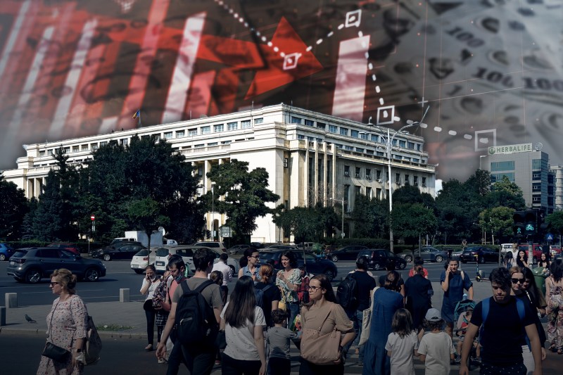 The Government of Romania. Collage: Ion Mateș / Hotnews. Photo: Shutterstock