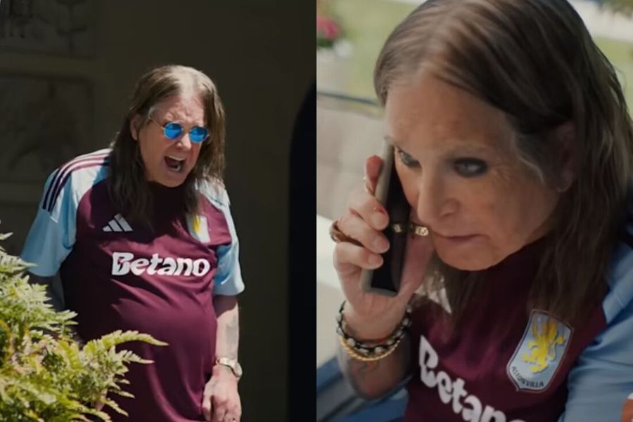Ozzy Osbourne in the T -shirt of Aston Villa Ozzy Osbourne, the legendary soloist of Black Sabbath, died at 76 »The last concert was in July, Villa Park