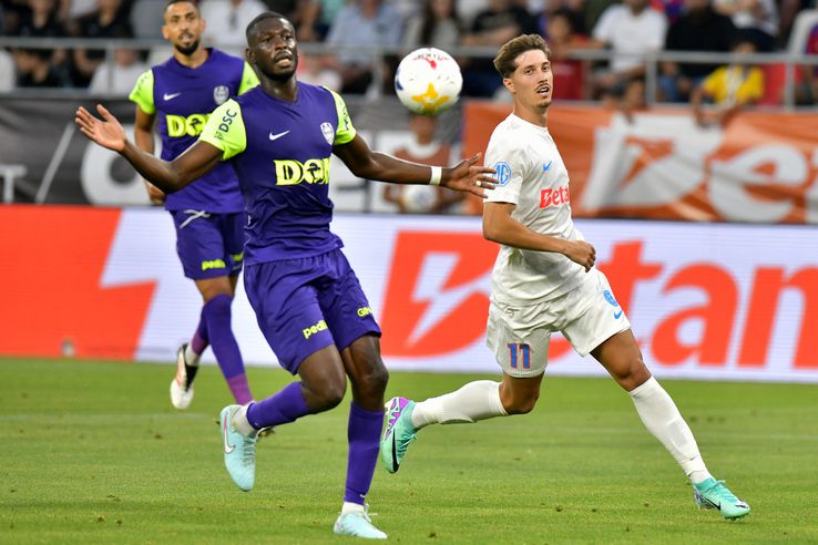 David Miculescu in the Romanian Super Upture, FCSB - CFR Cluj. Photo: Cristi Preda (gsp.ro)