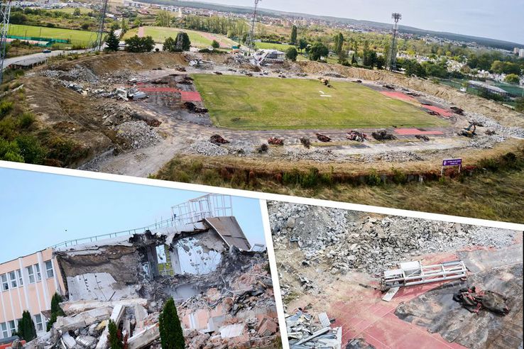 The Arena Shipyard in Pitesti: The old Arena in Trivale has only been in the memory of the microbes