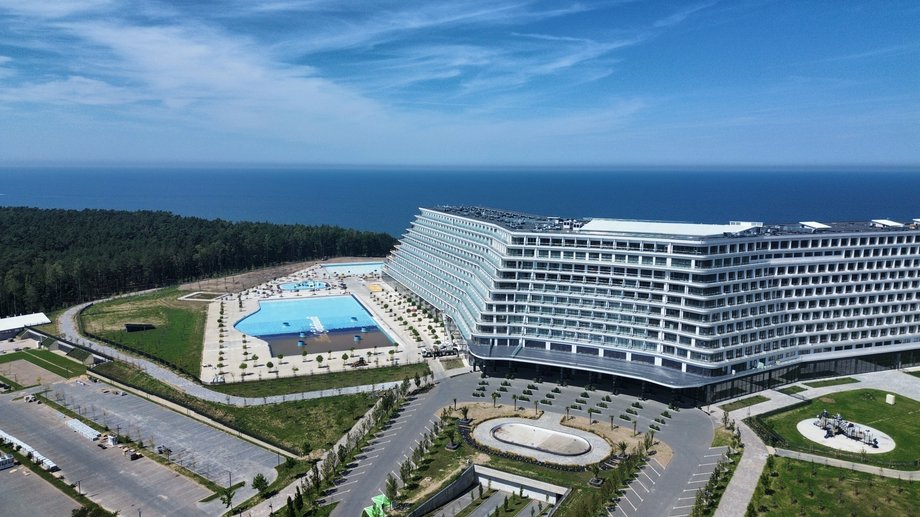 This is what the hotel looks like now