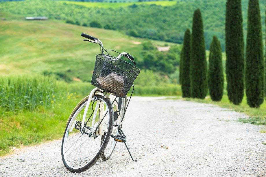 A bicycle is a good idea in Tuscany